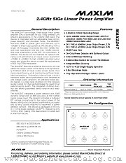 MAX2247 datasheet pdf MAXIM - Dallas Semiconductor