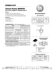 NTMS4101P datasheet pdf ON Semiconductor