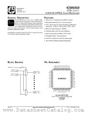 ICS85352I datasheet pdf Texas Instruments