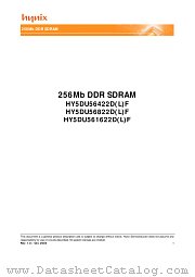 HY5DU561622D(L)F-K datasheet pdf Hynix Semiconductor