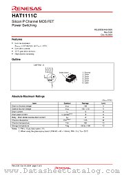 HAT1111C datasheet pdf Renesas