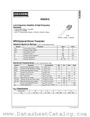 KSC815OTA datasheet pdf Fairchild Semiconductor