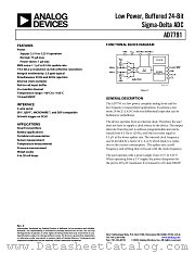 AD7791BRM datasheet pdf Analog Devices