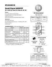 NTJD4001NT1G datasheet pdf ON Semiconductor