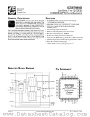 ICS879893I datasheet pdf Texas Instruments