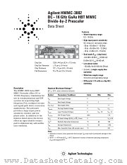 HMMC-3002 datasheet pdf Agilent (Hewlett-Packard)