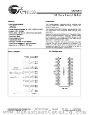 CY2DL818ZI datasheet pdf Cypress