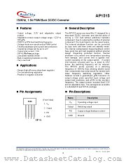 AP1515 datasheet pdf Anachip
