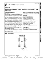LM2720M datasheet pdf National Semiconductor
