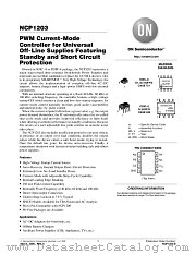 NCP1203P40 datasheet pdf ON Semiconductor