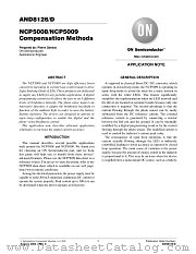 NCP5009 datasheet pdf ON Semiconductor