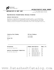 5962-8958201EA(54AC163DMQB) datasheet pdf National Semiconductor