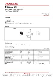 FS5ASJ-06F datasheet pdf Renesas