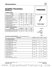P2N2222A datasheet pdf ON Semiconductor
