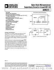 ADM6315-44D2ARTRL7 datasheet pdf Analog Devices