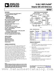AD7667ASTRL datasheet pdf Analog Devices