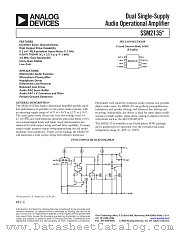 SSM2135S-REEL7 datasheet pdf Analog Devices