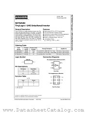 NC7SZU04M5X_NL datasheet pdf Fairchild Semiconductor