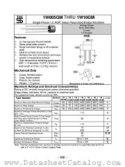 1W02GM datasheet pdf Taiwan Semiconductor
