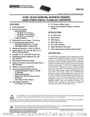 PCM1792DBR datasheet pdf Texas Instruments