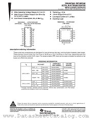 SN74HC640PWT datasheet pdf Texas Instruments