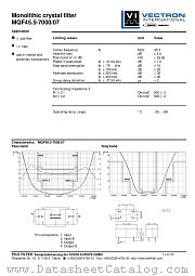 MQF45.5-7000/07 datasheet pdf Vectron