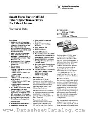 HFBR-0563 datasheet pdf Agilent (Hewlett-Packard)
