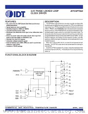 CSPT855PG datasheet pdf IDT