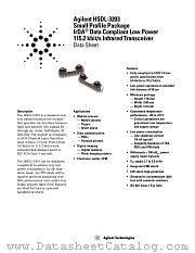 HSDL-3203-021 datasheet pdf Agilent (Hewlett-Packard)