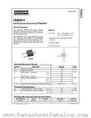 FDD5612_NL datasheet pdf Fairchild Semiconductor