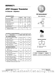 BSR58LT1 datasheet pdf ON Semiconductor