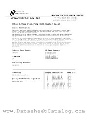 5962R8973501VSA(54ACTQ273WRQMLV) datasheet pdf National Semiconductor