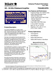 TGA4832-EPU datasheet pdf TriQuint Semiconductor