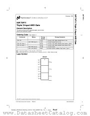 JM38510/34002BCA datasheet pdf National Semiconductor