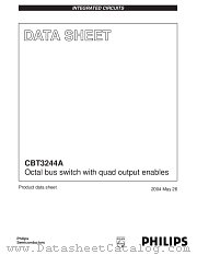 CBT3244APW datasheet pdf Philips