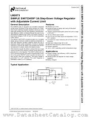 LM2673SD-ADJ datasheet pdf National Semiconductor