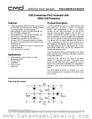 PACUSBVB-D1Y6R datasheet pdf California Micro Devices Corp