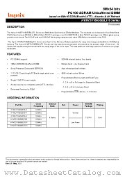 HYM72V16656BLT6-S datasheet pdf Hynix Semiconductor