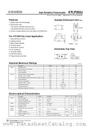 KTLP260J datasheet pdf Cosmo Electronics