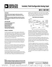 6B12 datasheet pdf Analog Devices