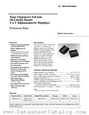 HDLG-2416-FG000 datasheet pdf Agilent (Hewlett-Packard)
