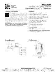 ICS8533-11 datasheet pdf Texas Instruments