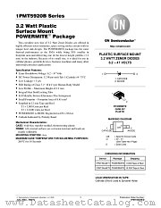 1PMT5935BT1 datasheet pdf ON Semiconductor
