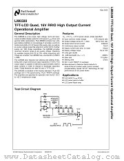 LM6588MAX datasheet pdf National Semiconductor