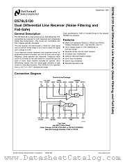 DS78LS120J/883 datasheet pdf National Semiconductor
