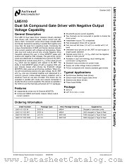LM5110-2SDX datasheet pdf National Semiconductor