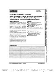 CD4053BCSJ datasheet pdf Fairchild Semiconductor
