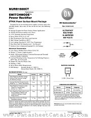 MURB1660CTT4 datasheet pdf ON Semiconductor