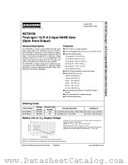 NC7SV38P5X datasheet pdf Fairchild Semiconductor