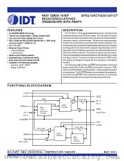 IDT74FCT162511ATPV8 datasheet pdf IDT